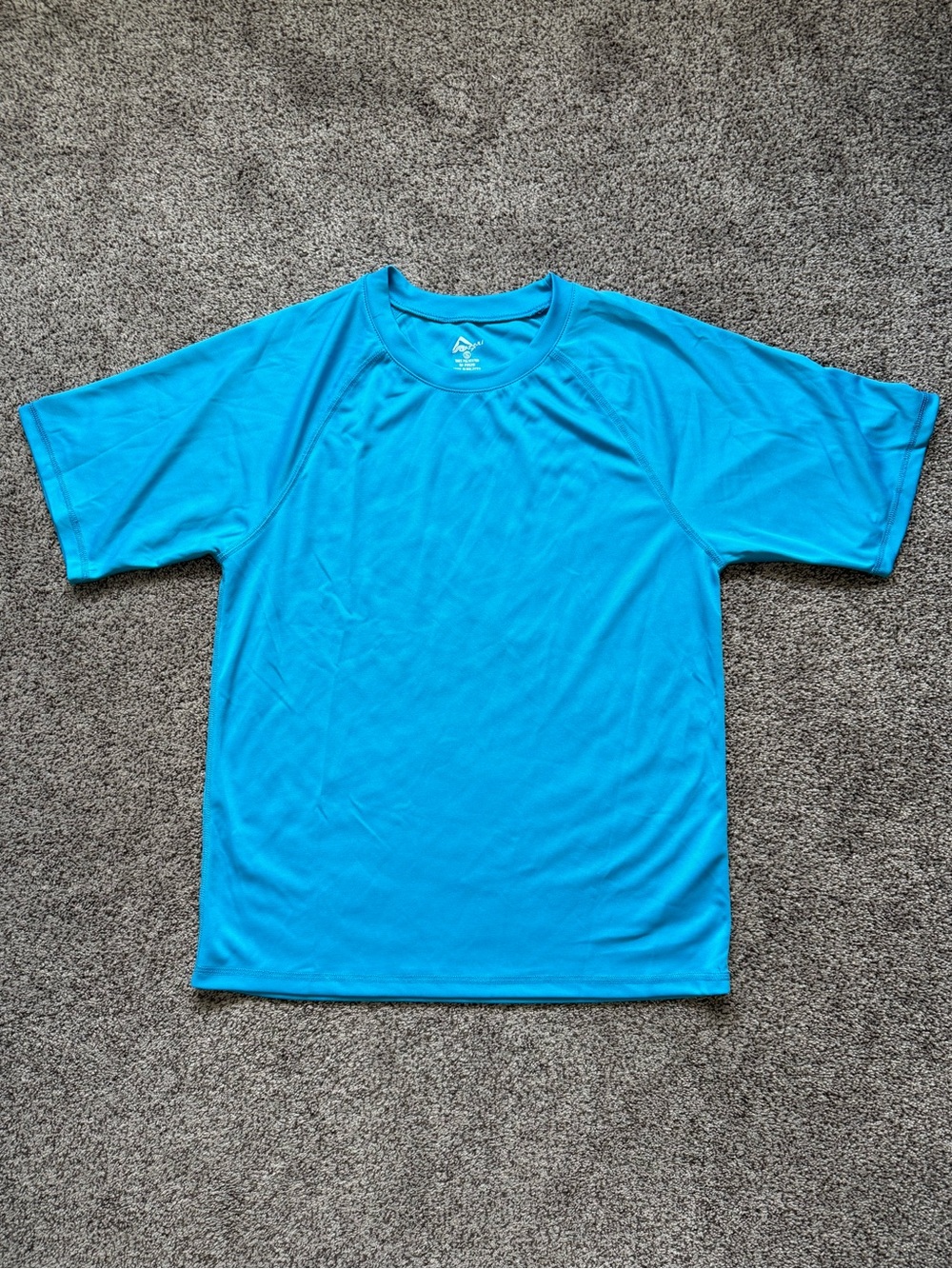 Kanu Surf Men’s Blue Short Sleeve Swim Shirt Rash Guard